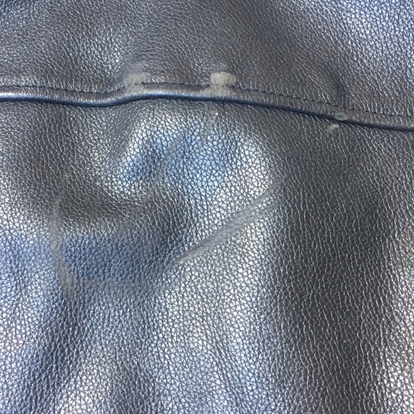 Harley-Davidson Leather Cafe Racer Riding Jacket - Picture 11 of 14